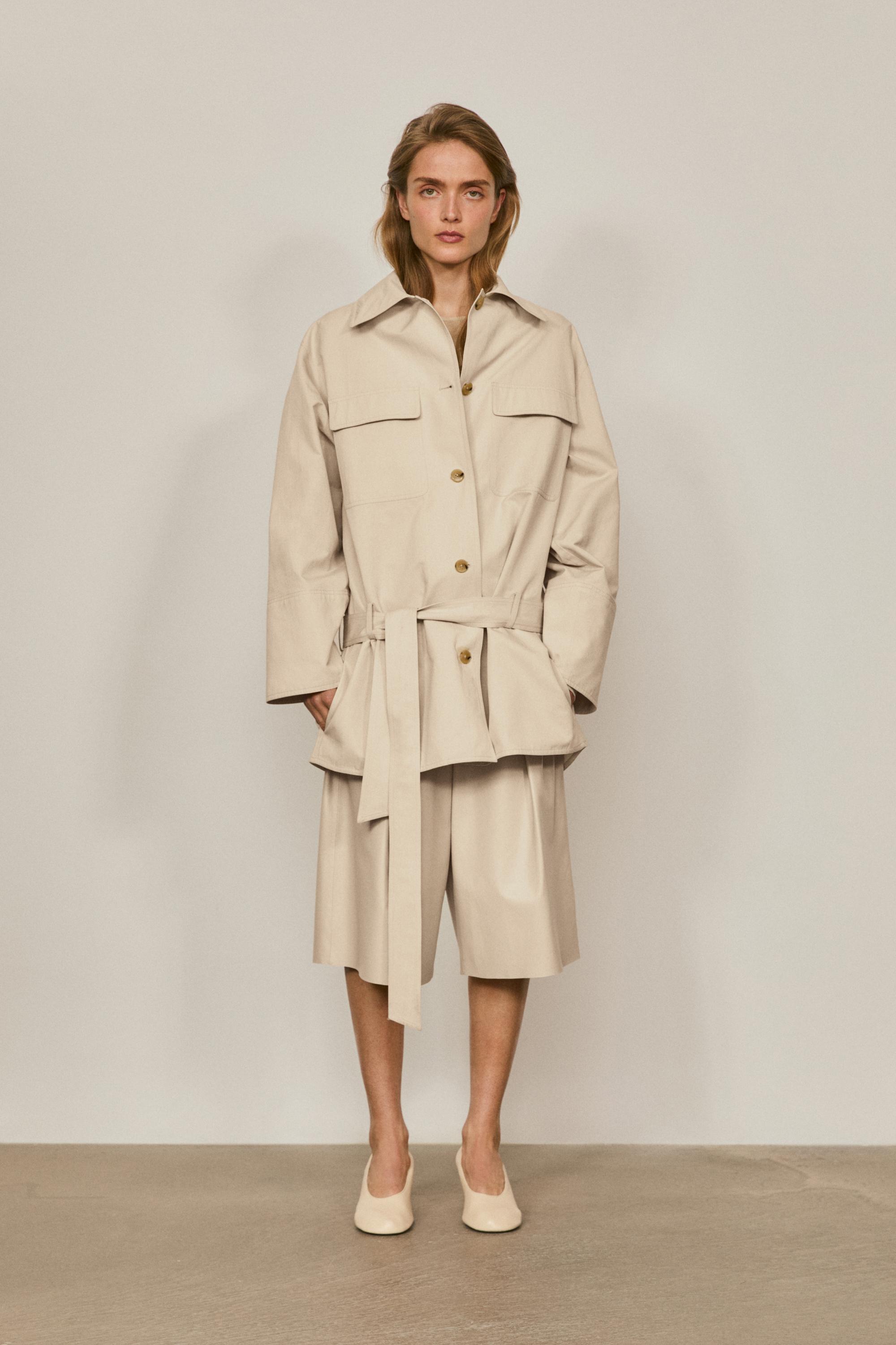 Bermuda long en cuir nappa - LIMITED EDITION